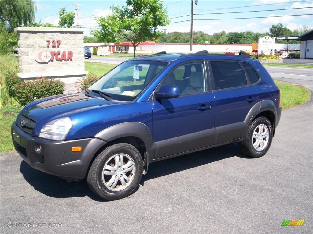 2006 Tucson GLS V6 - Nautical Blue Metallic / Beige photo #1