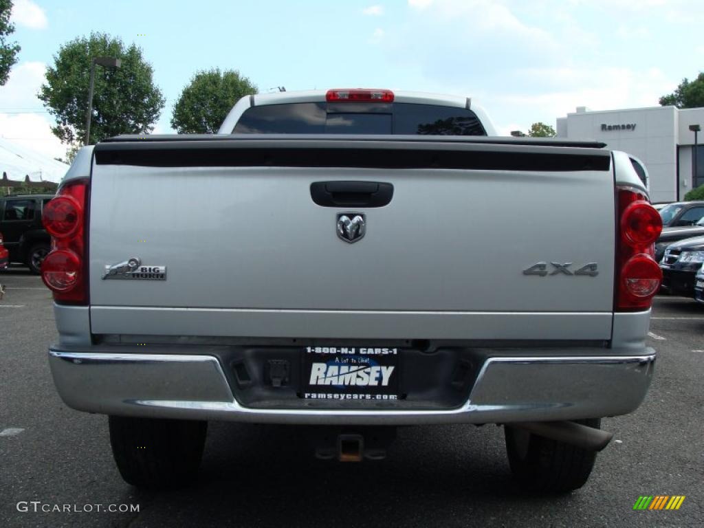 2008 Ram 1500 Big Horn Edition Quad Cab 4x4 - Bright Silver Metallic / Medium Slate Gray photo #5