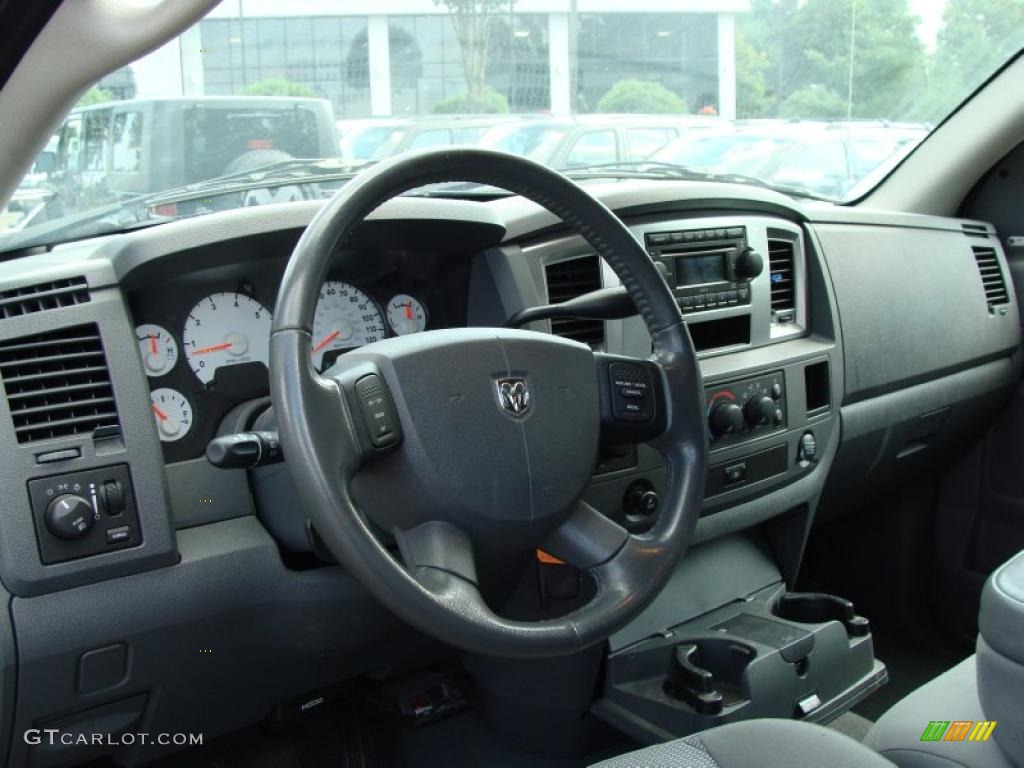 2008 Ram 1500 Big Horn Edition Quad Cab 4x4 - Bright Silver Metallic / Medium Slate Gray photo #12