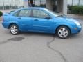 2007 Aqua Blue Metallic Ford Focus ZX4 SES Sedan  photo #1