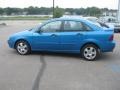 2007 Aqua Blue Metallic Ford Focus ZX4 SES Sedan  photo #5