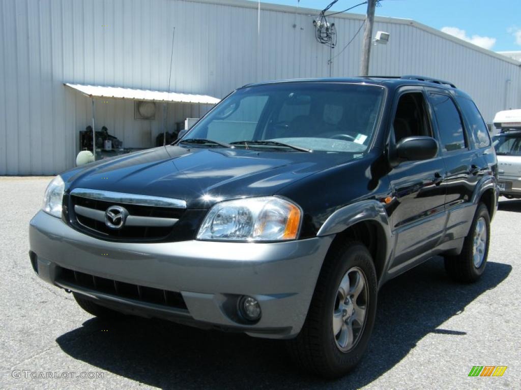 2001 Tribute LX V6 4WD - Black / Gray photo #1