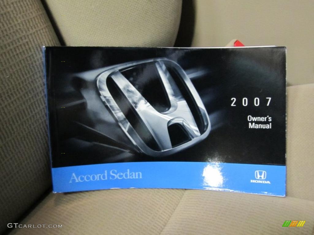 2007 Accord Value Package Sedan - Taffeta White / Ivory photo #9