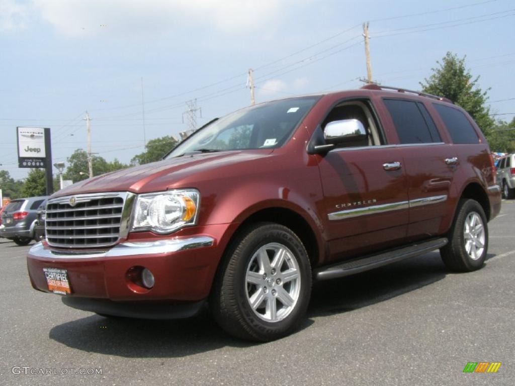 2007 Aspen Limited HEMI 4WD - Cognac Crystal Pearl / Dark Khaki/Light Graystone photo #1