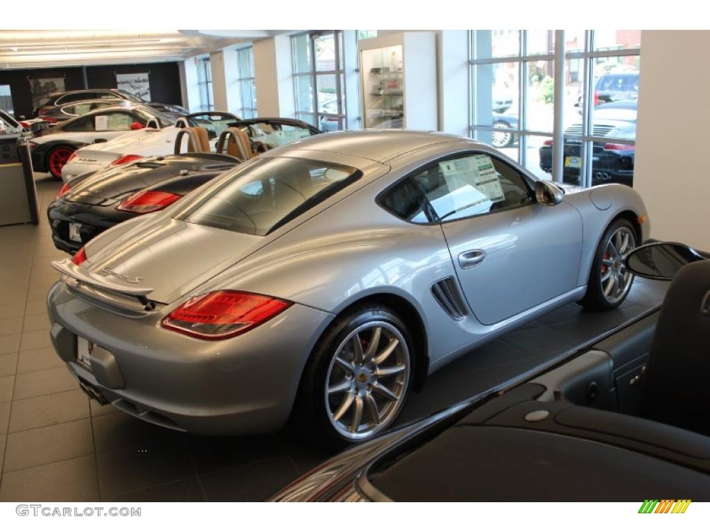 2010 Cayman S - GT Silver Metallic / Ocean Blue photo #6