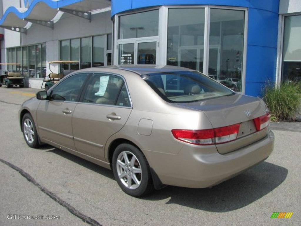 2003 Accord EX V6 Sedan - Desert Mist Metallic / Ivory photo #4