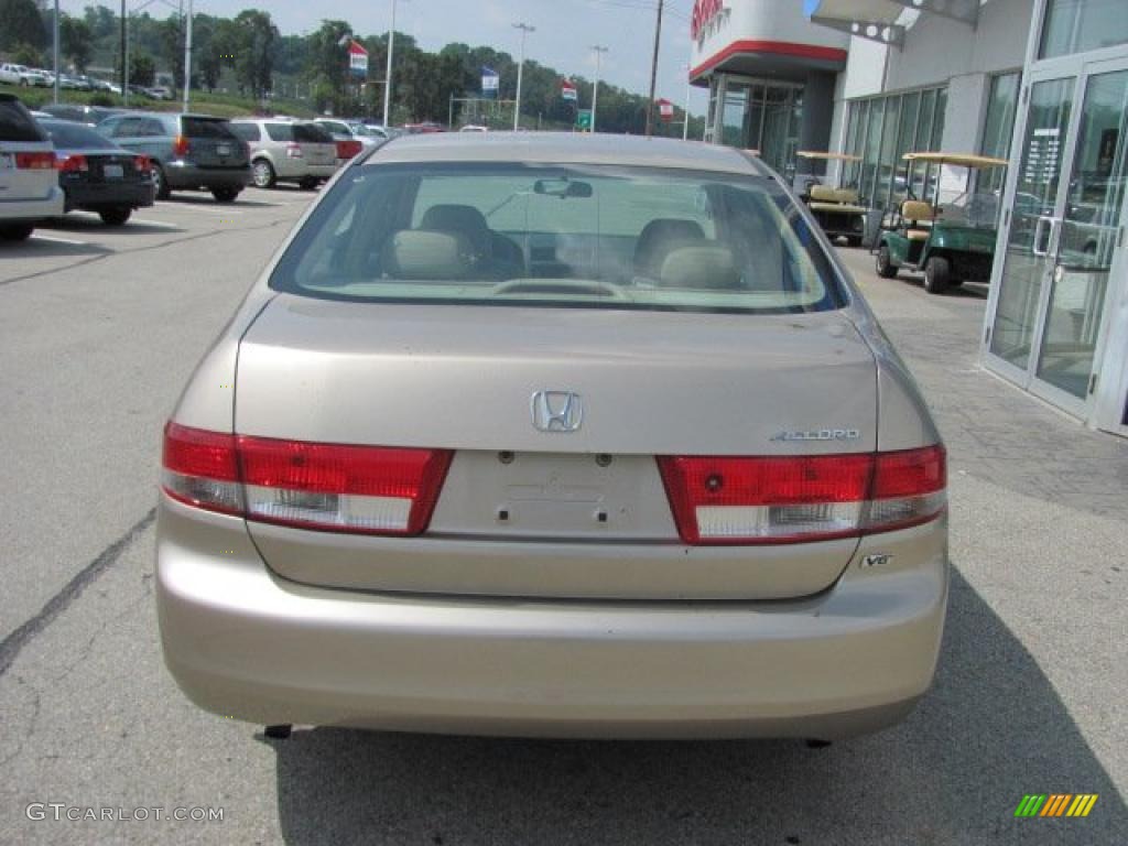 2003 Accord EX V6 Sedan - Desert Mist Metallic / Ivory photo #5
