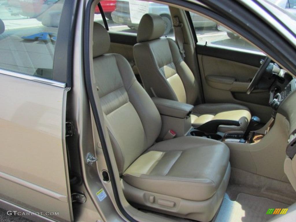 2003 Accord EX V6 Sedan - Desert Mist Metallic / Ivory photo #10