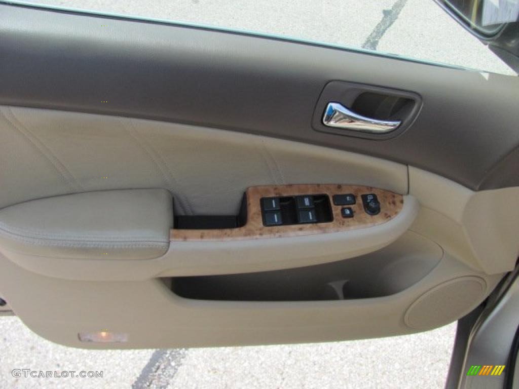 2003 Accord EX V6 Sedan - Desert Mist Metallic / Ivory photo #13