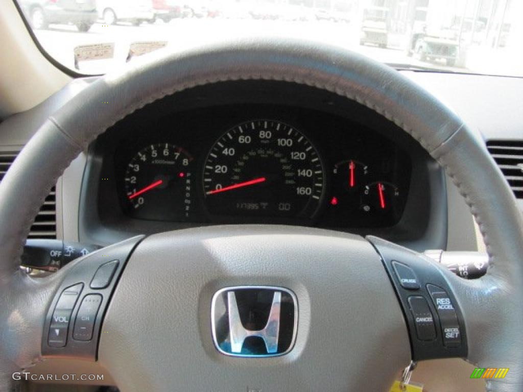 2003 Accord EX V6 Sedan - Desert Mist Metallic / Ivory photo #16