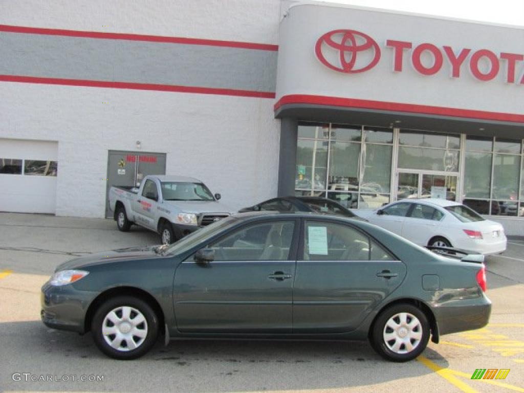 2003 Camry LE - Aspen Green Pearl / Taupe photo #2