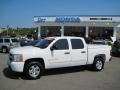2008 Summit White Chevrolet Silverado 1500 LT Crew Cab  photo #1
