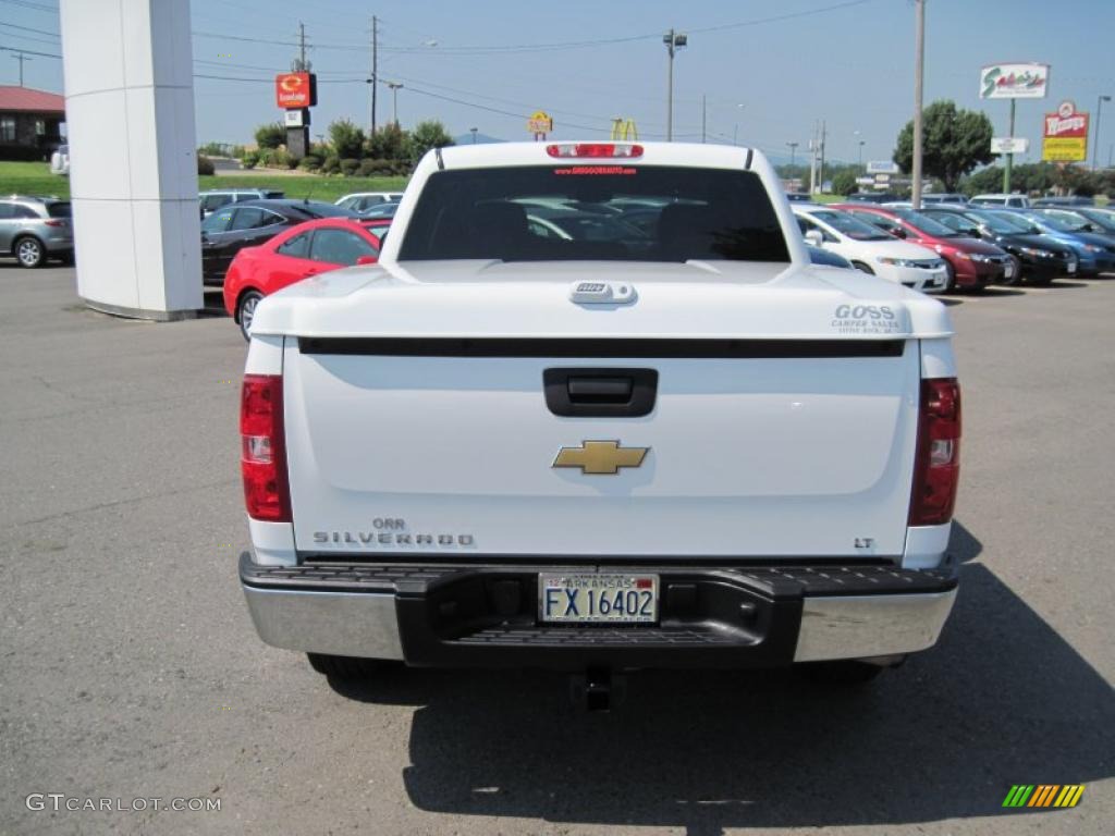 2008 Silverado 1500 LT Crew Cab - Summit White / Ebony photo #4