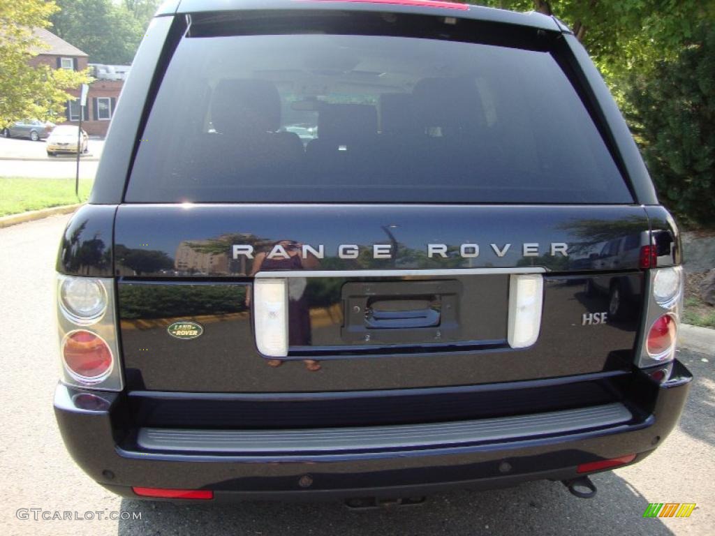 2008 Range Rover V8 HSE - Buckingham Blue Metallic / Sand photo #3