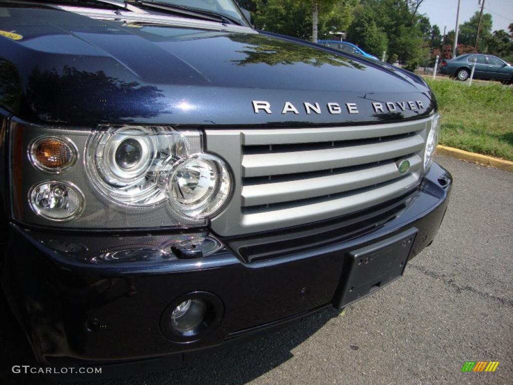 2008 Range Rover V8 HSE - Buckingham Blue Metallic / Sand photo #7