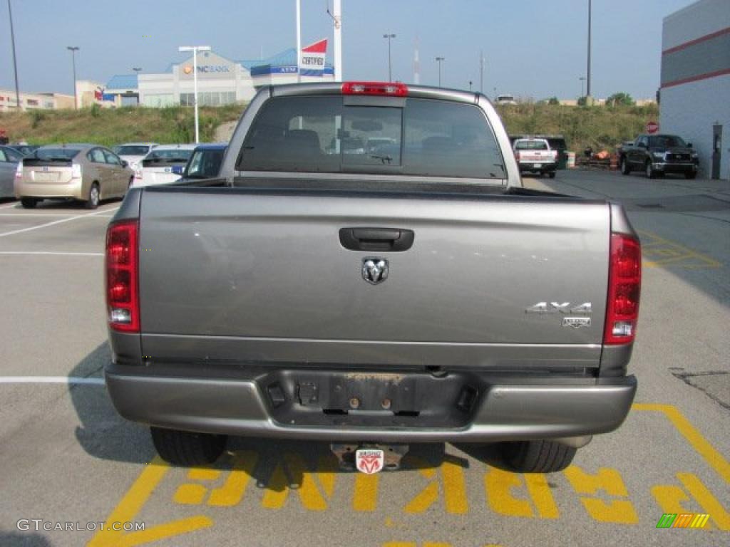 2005 Ram 1500 Laramie Quad Cab 4x4 - Mineral Gray Metallic / Dark Slate Gray photo #6