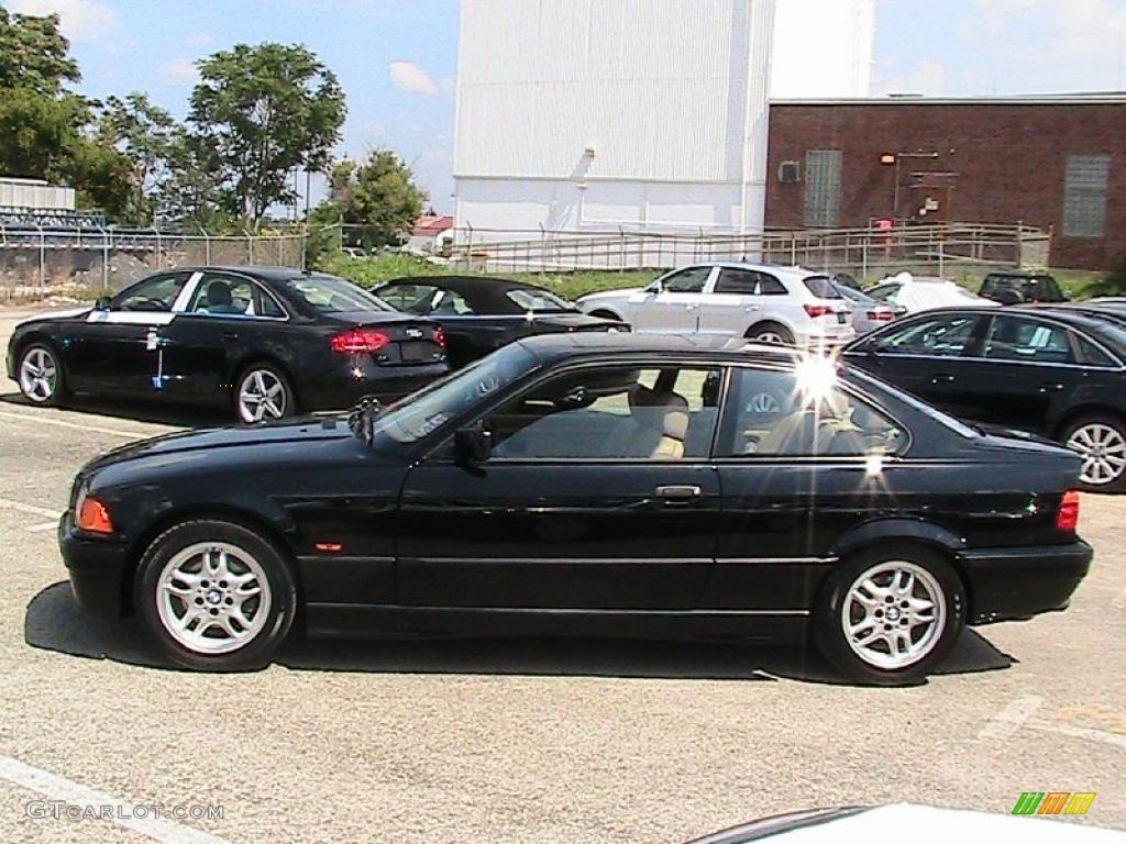 1998 3 Series 328is Coupe - Black II / Tan photo #4