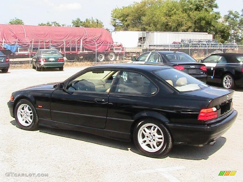 1998 3 Series 328is Coupe - Black II / Tan photo #5