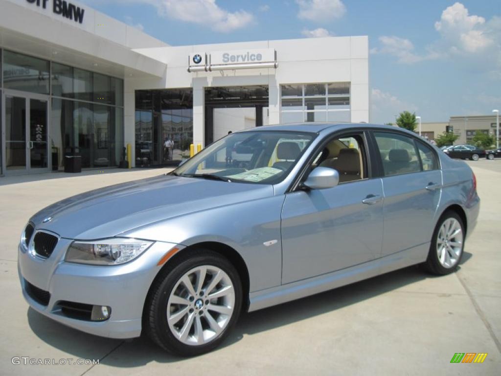 2011 3 Series 328i Sedan - Blue Water Metallic / Beige photo #1