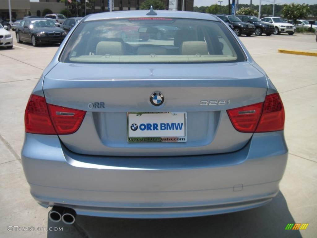 2011 3 Series 328i Sedan - Blue Water Metallic / Beige photo #6