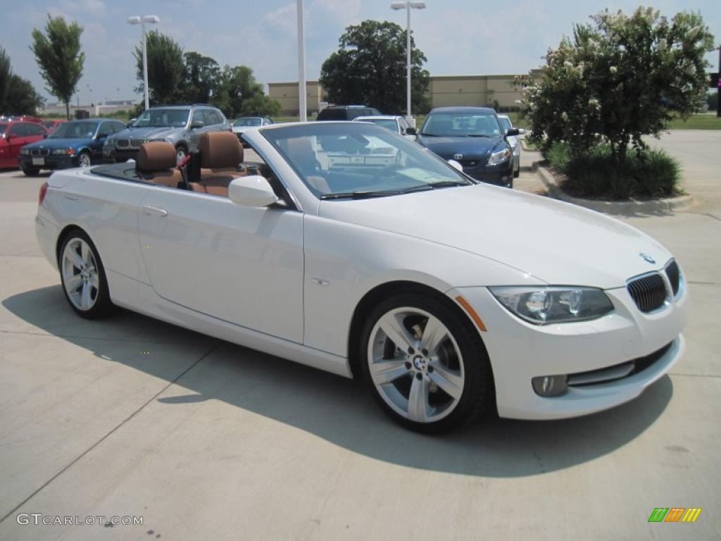 2011 3 Series 328i Convertible - Alpine White / Saddle Brown Dakota Leather photo #2