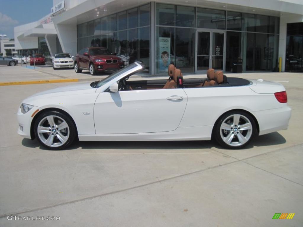 2011 3 Series 328i Convertible - Alpine White / Saddle Brown Dakota Leather photo #3