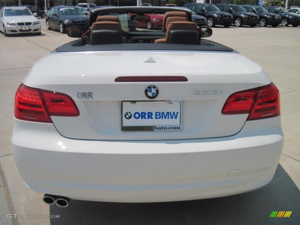 2011 3 Series 328i Convertible - Alpine White / Saddle Brown Dakota Leather photo #6