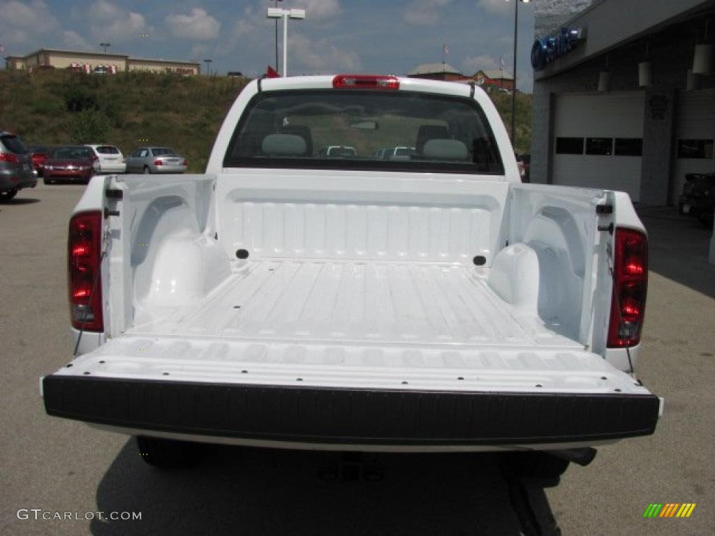 2006 Ram 1500 SLT Quad Cab 4x4 - Bright White / Medium Slate Gray photo #7