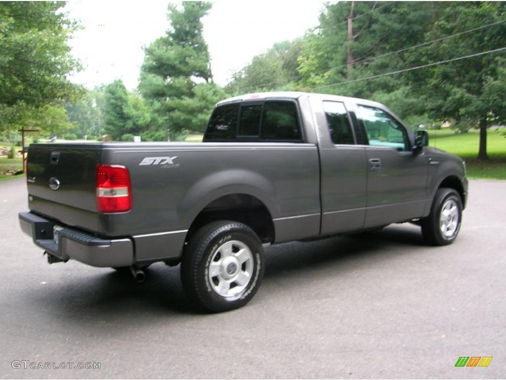 2004 F150 STX SuperCab 4x4 - Dark Shadow Grey Metallic / Medium Graphite photo #3