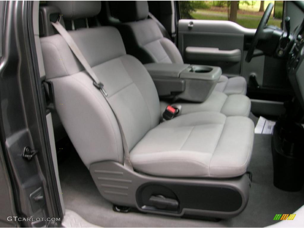 2004 F150 STX SuperCab 4x4 - Dark Shadow Grey Metallic / Medium Graphite photo #4