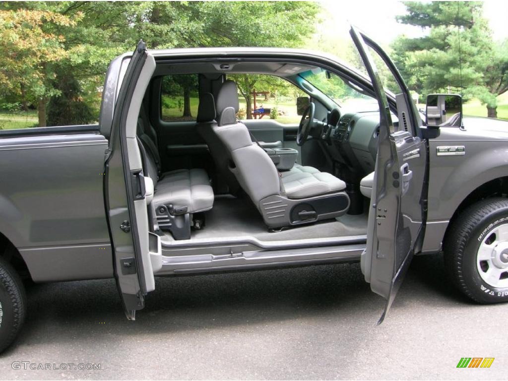 2004 F150 STX SuperCab 4x4 - Dark Shadow Grey Metallic / Medium Graphite photo #5