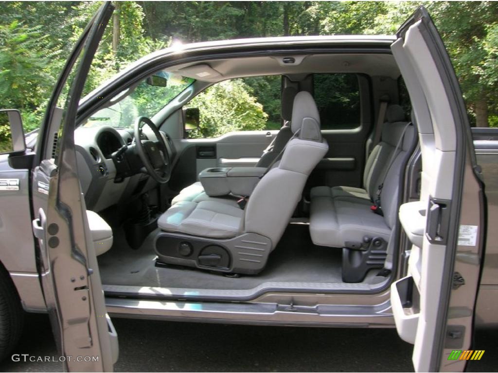 2004 F150 STX SuperCab 4x4 - Dark Shadow Grey Metallic / Medium Graphite photo #11