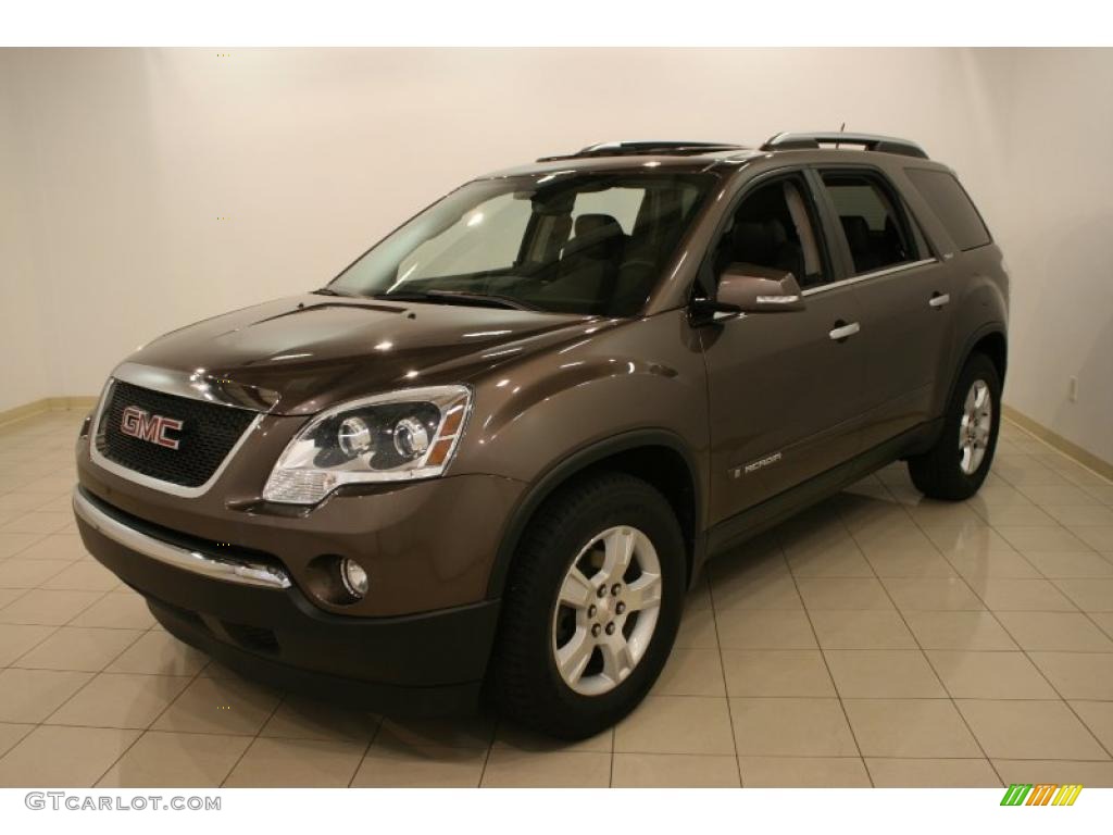 2007 Acadia SLT - Medium Brown Metallic / Ebony photo #3