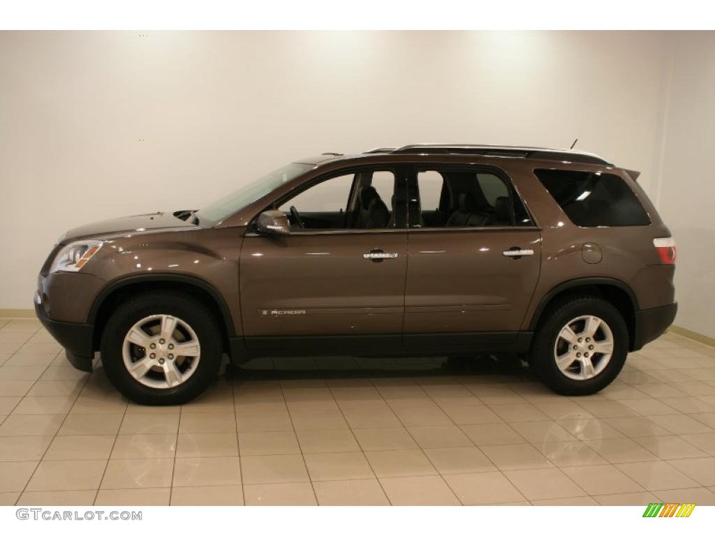 2007 Acadia SLT - Medium Brown Metallic / Ebony photo #4