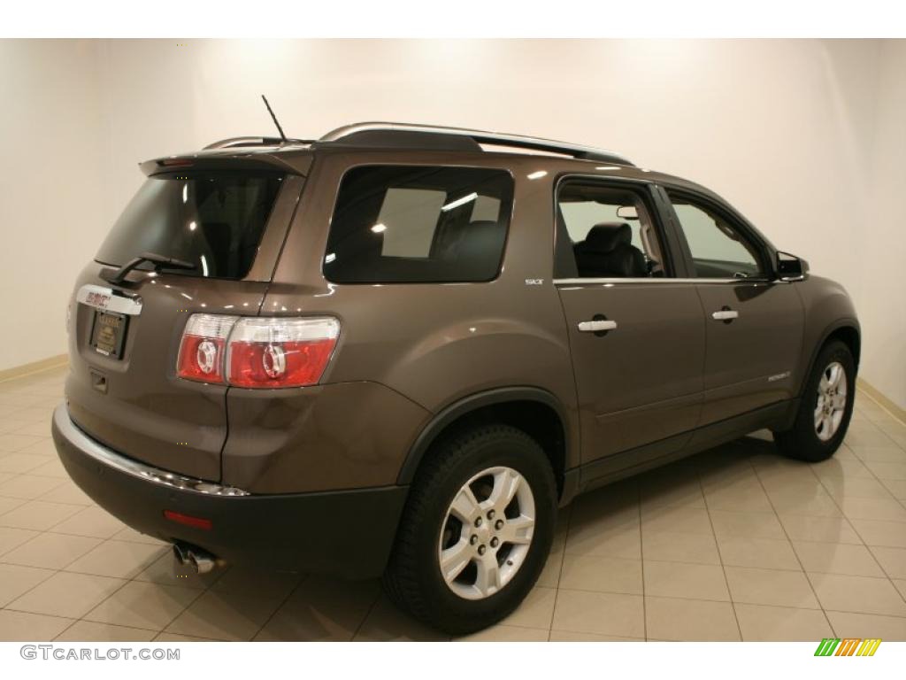 2007 Acadia SLT - Medium Brown Metallic / Ebony photo #7