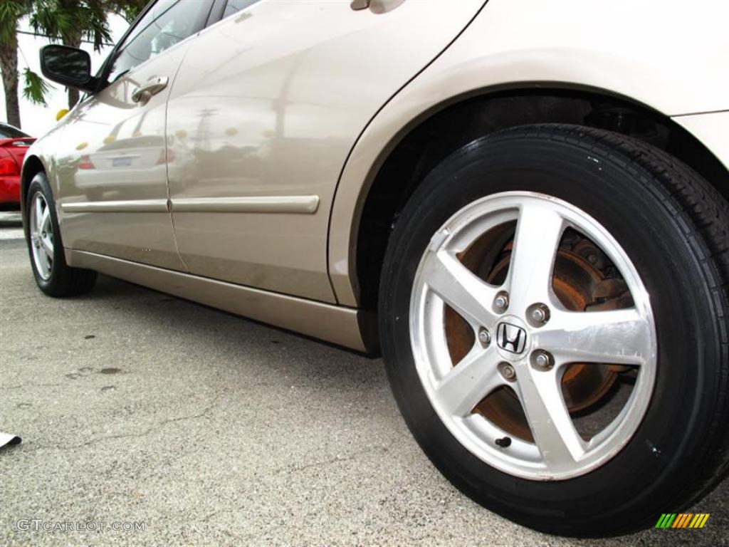 2003 Accord EX Sedan - Desert Mist Metallic / Ivory photo #5