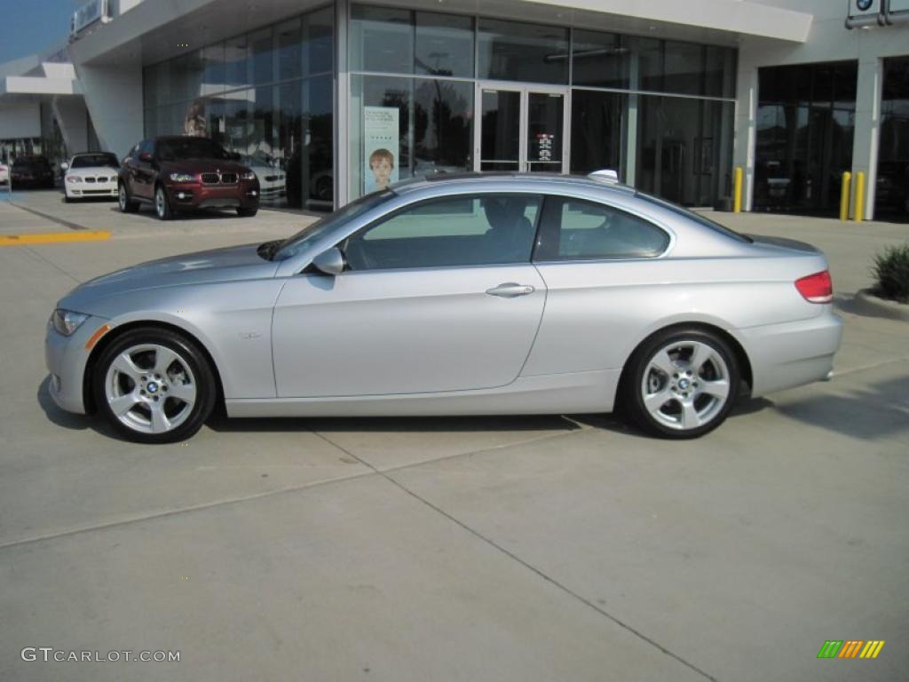 2008 3 Series 328i Coupe - Titanium Silver Metallic / Gray photo #3