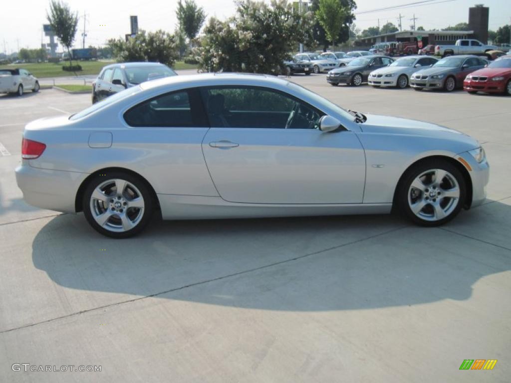 2008 3 Series 328i Coupe - Titanium Silver Metallic / Gray photo #4