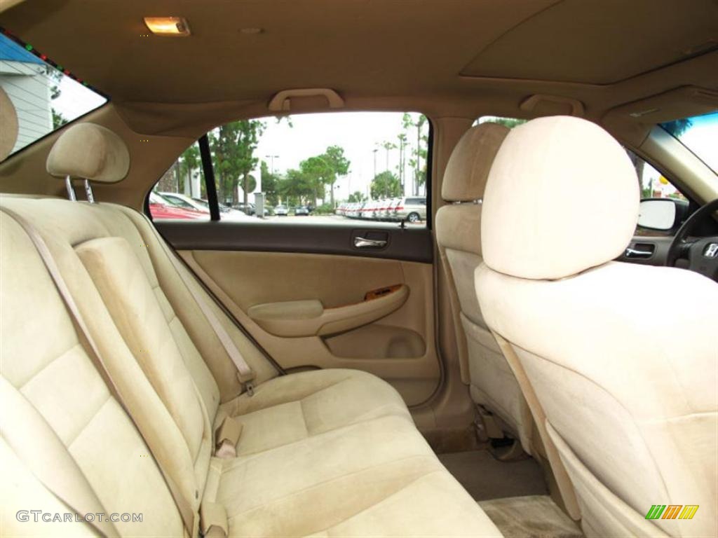 2003 Accord EX Sedan - Desert Mist Metallic / Ivory photo #14