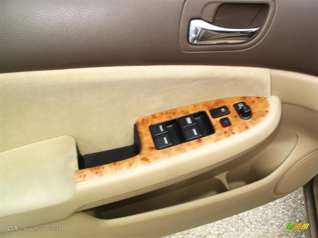 2003 Accord EX Sedan - Desert Mist Metallic / Ivory photo #15