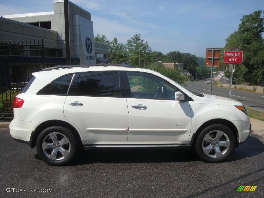 2007 MDX Sport - Aspen White Pearl / Taupe photo #3