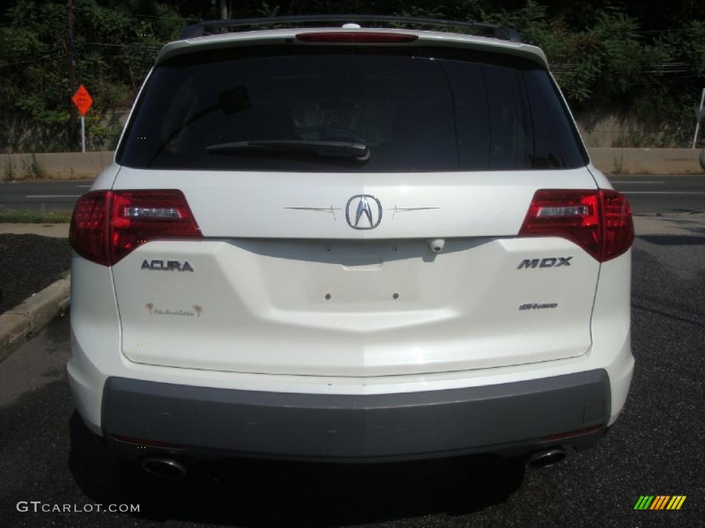 2007 MDX Sport - Aspen White Pearl / Taupe photo #5