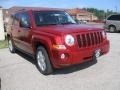 2010 Inferno Red Crystal Pearl Jeep Patriot Latitude 4x4  photo #3