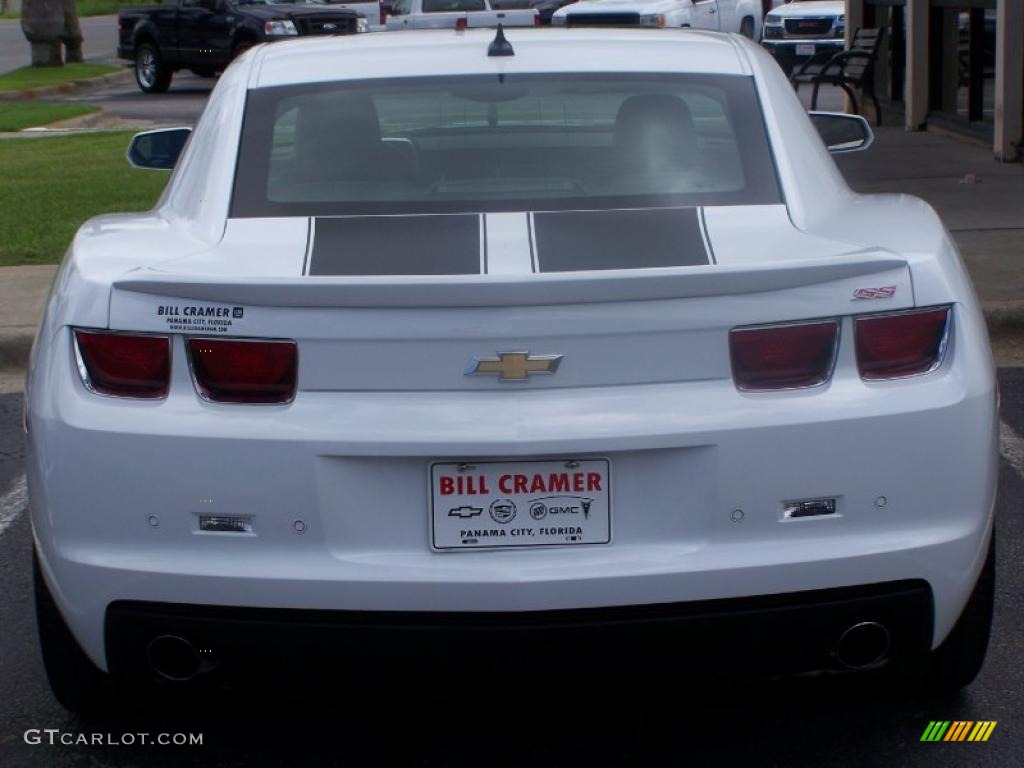 2010 Camaro SS Coupe - Summit White / Black photo #8