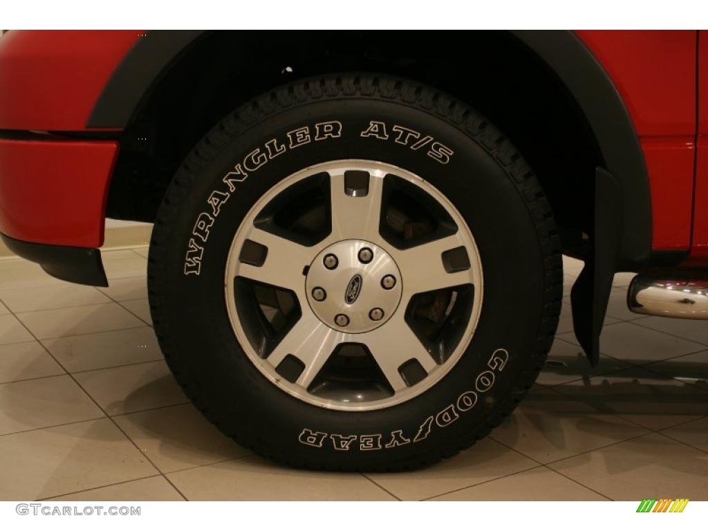 2004 F150 FX4 SuperCab 4x4 - Bright Red / Black/Medium Flint photo #17