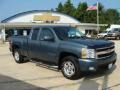 2007 Blue Granite Metallic Chevrolet Silverado 1500 LT Z71 Extended Cab 4x4  photo #3