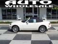 Marble White 2008 Mazda MX-5 Miata Touring Roadster