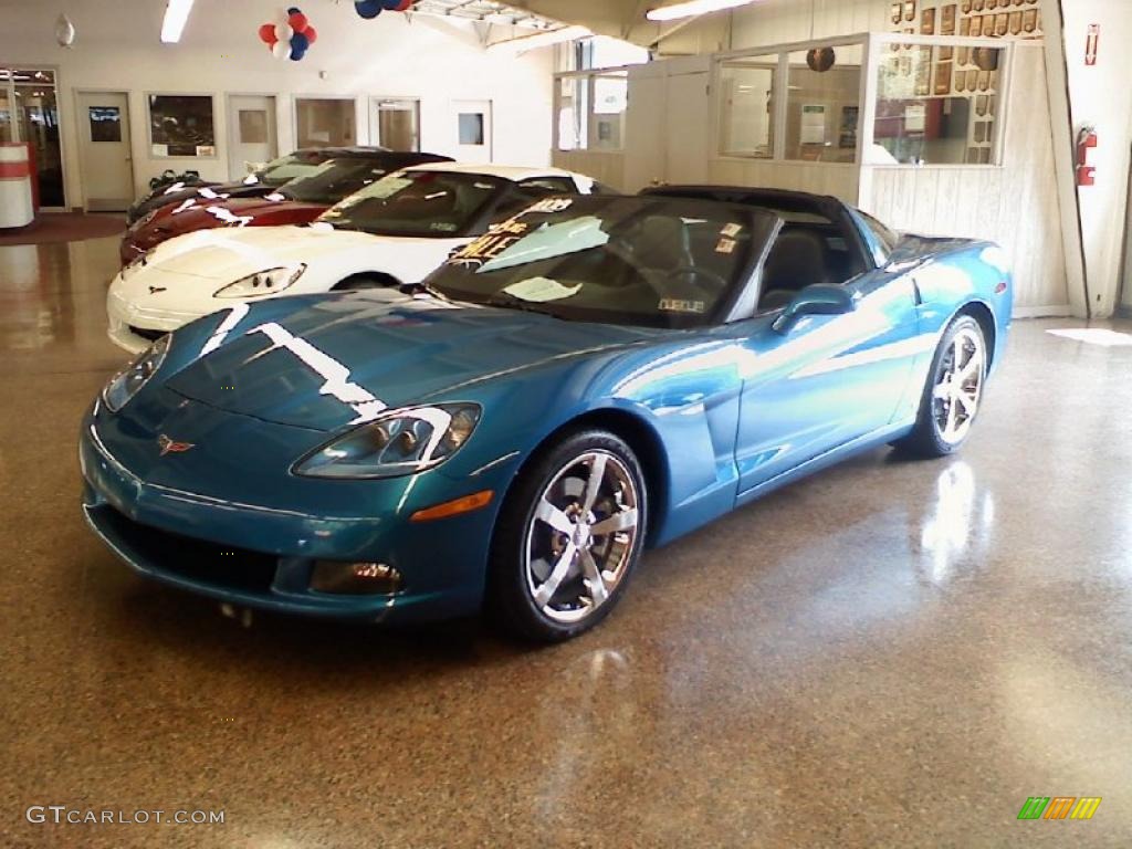 2008 Corvette Coupe - Jetstream Blue Metallic / Ebony photo #1