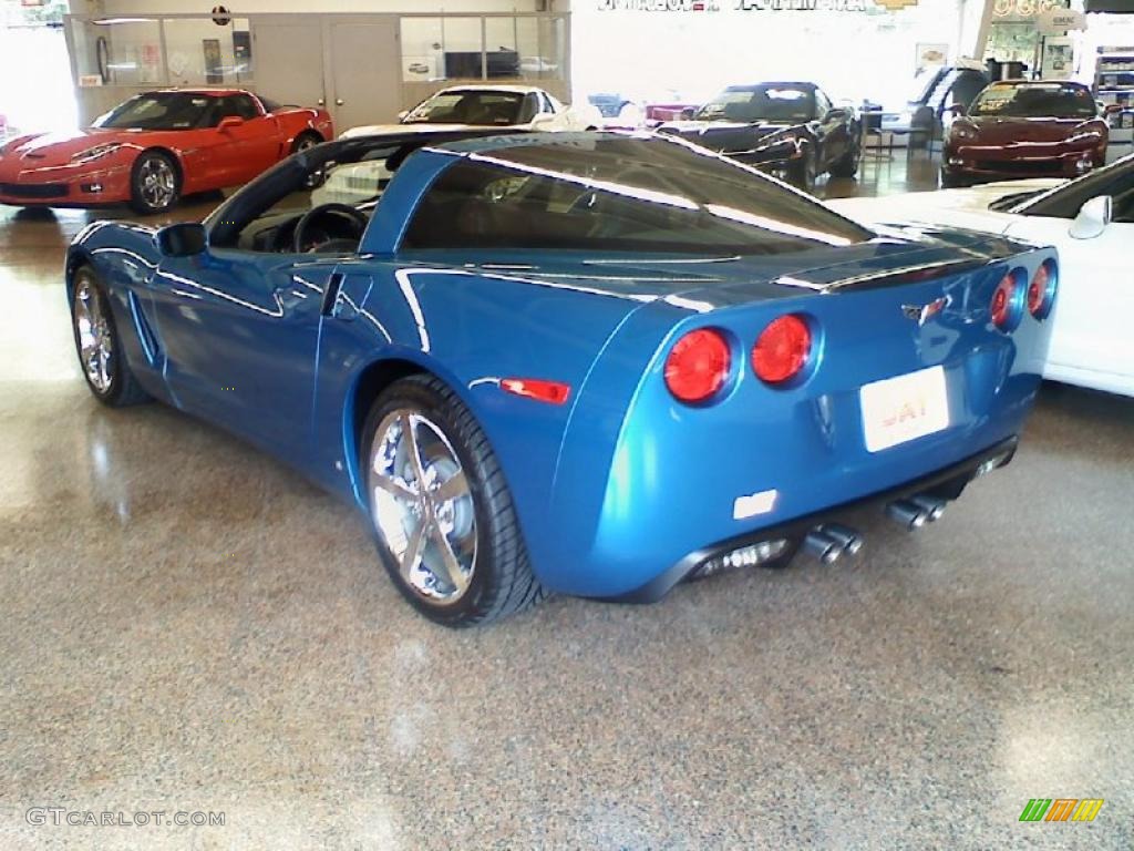 2008 Corvette Coupe - Jetstream Blue Metallic / Ebony photo #4