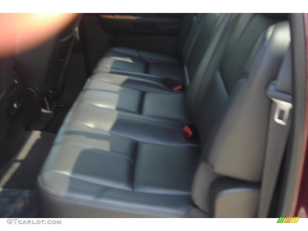 2008 Silverado 3500HD LTZ Crew Cab 4x4 - Deep Ruby Red Metallic / Ebony photo #36